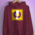 Intersex Pride Flag Exclamation Point Hoodie - Maroon